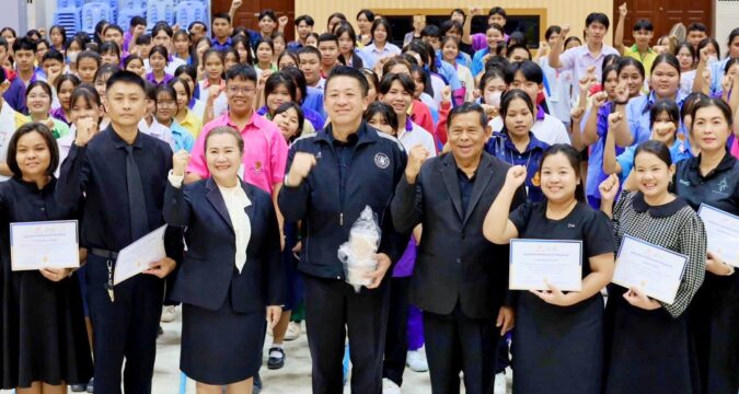 นักเรียนเข้าร่วมโครงการพัฒนาต้นแบบเยาวชนสร้างชาติ ปีที่ 3”🇹🇭